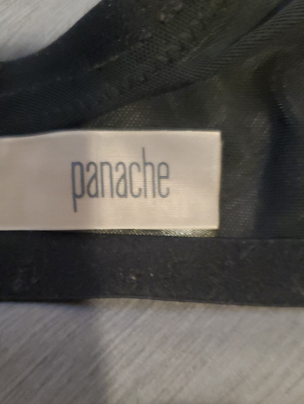 Panache Black Lace Underwire Bra Size34H - Picture 3 of 4
